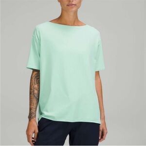 NWOT Lululemon Back in Action Short Sleeve T-Shirt *Nulu Wild Mint